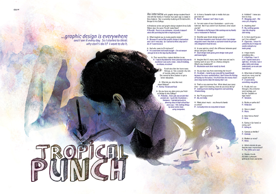 Anna Cull Punch editorial