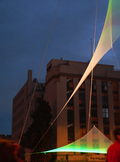 art architecture light installation Christchurch New Zealand