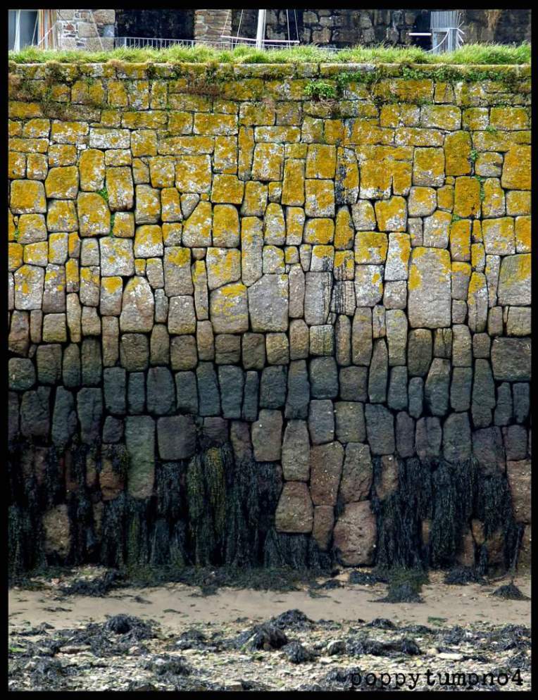 Newlyn Harbour Wall, Cornwall © Poppytump, 2013.