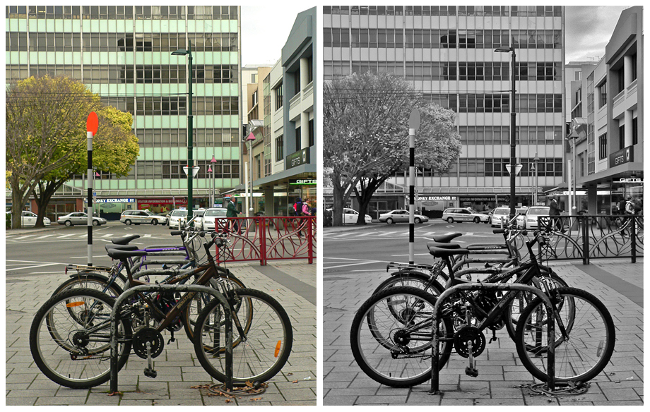 Bikes – Christchurch, 2010.