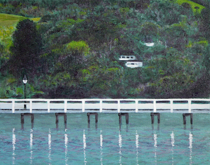 Reflection – acrylic on canvas, 280 x 355 mm, 2013.