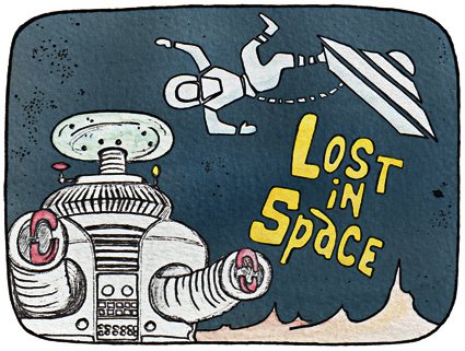 Stamp design, artwork – mixed media – student project, 2011