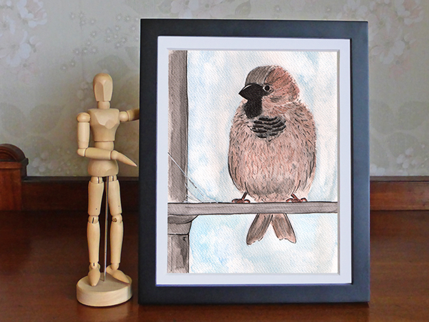 Anna Cull Little sparrow 2014