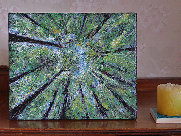 Redwoods (SOLD) — acrylic on canvas, 255 x 305 mm, 2013