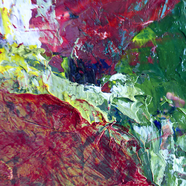 Random texture 4 — acrylic on plastic, 2014