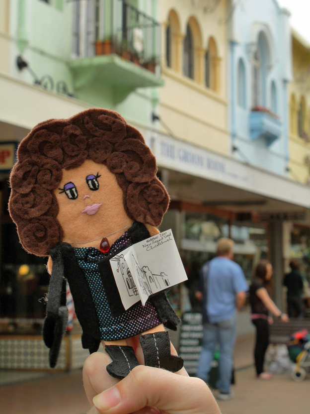 Finger puppet selfie —student project — 2010