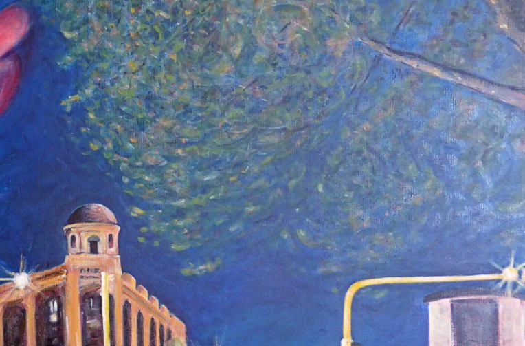 Eight-Second Exposure, tree detail