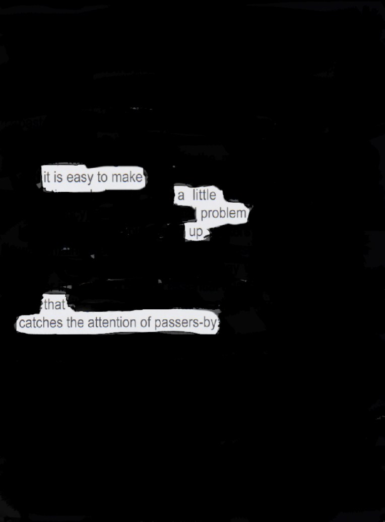 Blackout poem #6