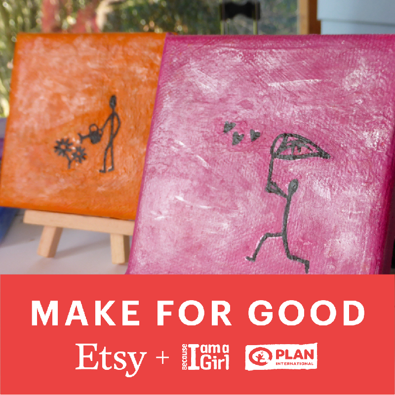 The Flower Gardener and The Butterfly Catcher * available on Etsy *